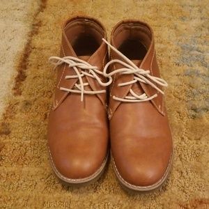 Boys cognac brown boots/shoes